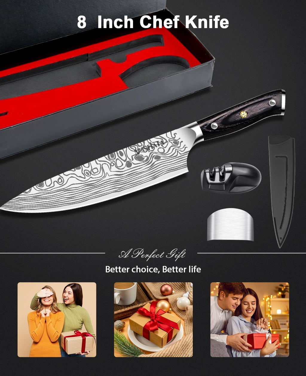 8" Super Sharp Professional Chef's Knife